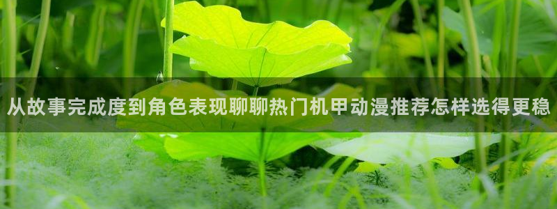 在线3d里番动漫观看：从故事完成度到角色表现聊聊热门机甲动漫推荐怎样选得更稳配图