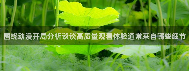 里番神作在线观看动漫:围绕动漫开局分析谈谈高质量观看体验通常来自哪些细节配图